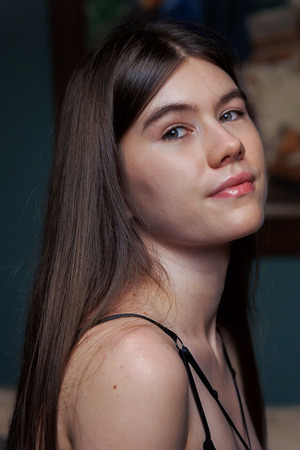 Marichka Glory Sheer Bodysuit And Chess On A Blue Bedroom Set - Photo 02