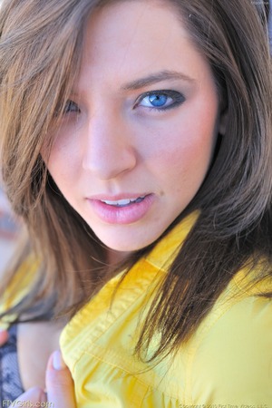Yellow Romper Open, Madeline Walks The Lawn - FTV Girls nude pic 19