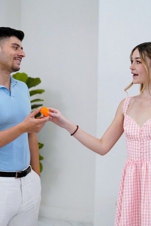 Della Cate Pink Dress To Easter Bedroom Hardcore For Nubile Films - Photo 15