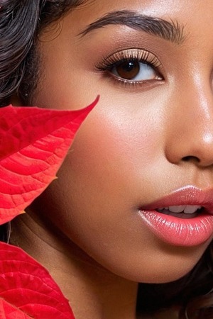 Poinsettia - AI Latina Babe With Shaved Pussy Nude00