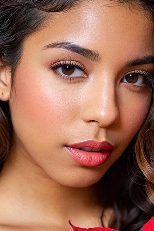 Poinsettia - AI Latina Babe With Shaved Pussy Nude08